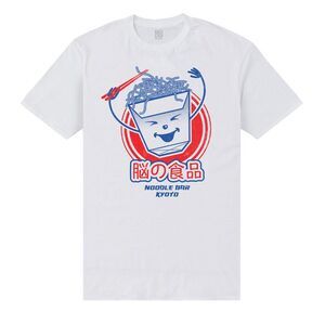 TORC Unisex Adult Noodle Bar T-Shirt / White